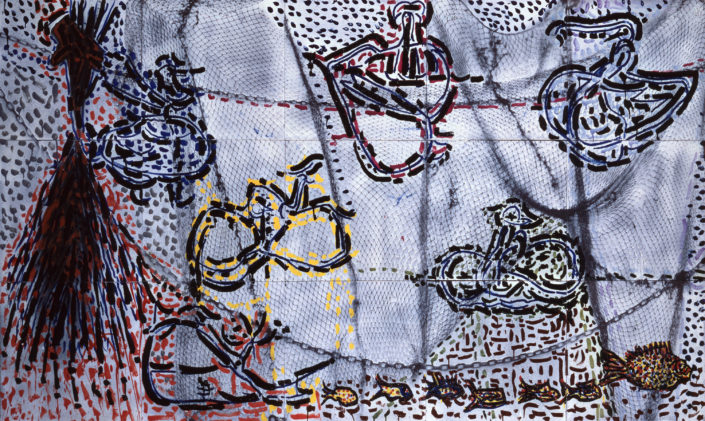 Jean-Paul Riopelle (1923-2002), Untitled, 1984, Enamelled lava, 150 cm x 250 cm